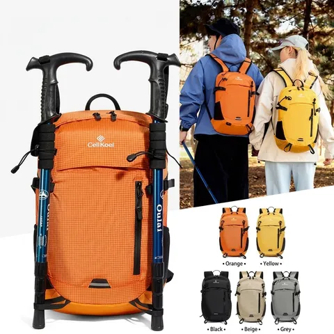 Lightweight Foldable Outdoor Backpack Large Capacity Portable Hiking Trekking Bag Unisex Waterproof Sports Travel Rucksack