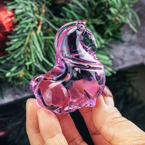 Moderner Minimalist Weißer Kristall Pferd Figur Glasierte Glas Pony Statue Für Home Office Schreibtisch Dekor Einweihungsgeschenk Ornament