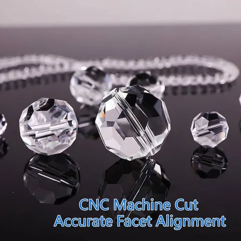 Clear Faceted Crystal Ball Chandelier Prisms Suncatcher Beads K9 Crystal Sphere For Lamp Parts Decoration Home Decor Accessories