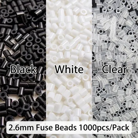 DIY Fuse Beads Refill Pack Pixel Art Material Soft Plastic Melting Beads For Creative Handmade Crafts Educational Toy