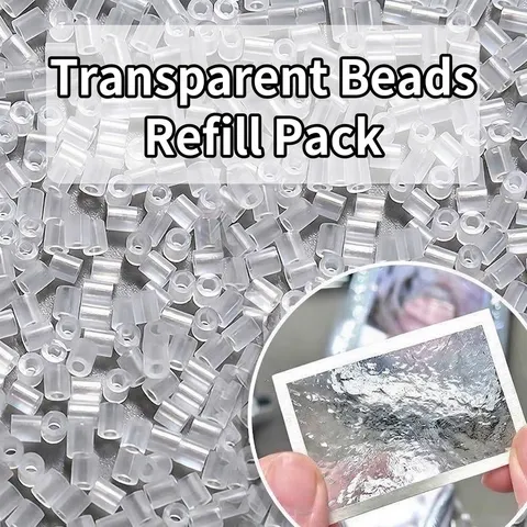 DIY Fuse Beads Refill Pack Pixel Art Material Soft Plastic Melting Beads For Creative Handmade Crafts Educational Toy