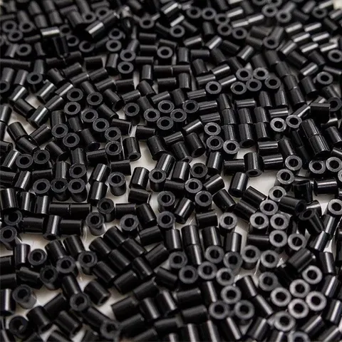 2.6mm Bügelperlen Nachfüllpackung Schwarz Weiß Transparent Plastikperlen DIY Pixel Art Bastelperlen Lernspielzeug Für Kinder