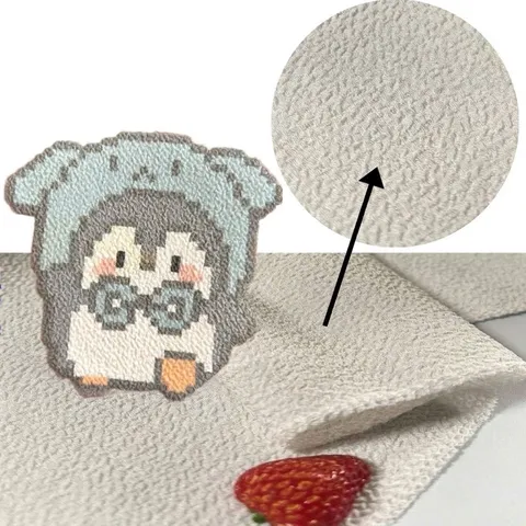 Hitzebeständiges Polyester Peeling Handtuch Grobe Textur Bügeltuch Für DIY Bügelperlen Weißes Schrubbhandtuch