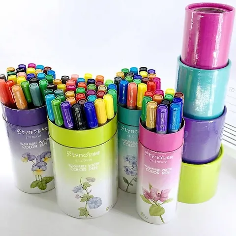 Waschbares Aquarellstift-Set Mit Doppelspitze Für Kinder Zum Malen Und Zeichnen Schulbedarf Art Markers Stifte
