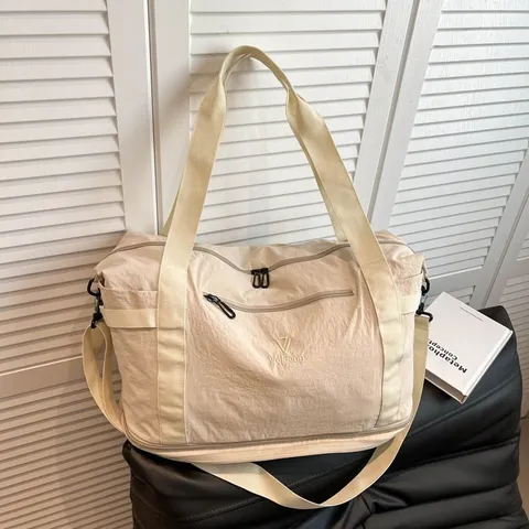 Grote Capaciteit Reistas Waterdichte Canvas Duffel Bag Bagage Tas Zakelijk Woon-werkverkeer Fitness Tas Voor Vrouwen Mannen