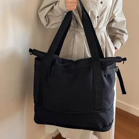 Grote Capaciteit Reistas Waterdichte Canvas Duffel Bag Bagage Tas Zakelijk Woon-werkverkeer Fitness Tas Voor Vrouwen Mannen