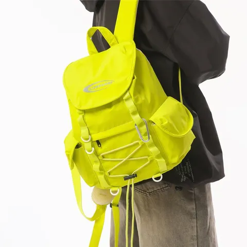 Unisex Leichter Oxford Gewebe Outdoor Wanderrucksack Große Kapazität Lässiger Sport Wandern Radfahren Reisen Schulranzen