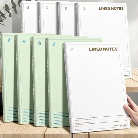 Minimalistisch B5 Gelinieerd Notitieboek Draadgebonden Dagboek Voor Studenten Kantoor Houtvrij Papier Schrijfwaren Memoblok
