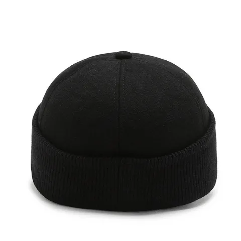 Herren Winter Baseballkappe Mit Ohrenklappen Wollmischung Warme Verdickte Entenschnabelmütze Für Ältere Vater Outdoor Winddicht Lässige Genäht Hut