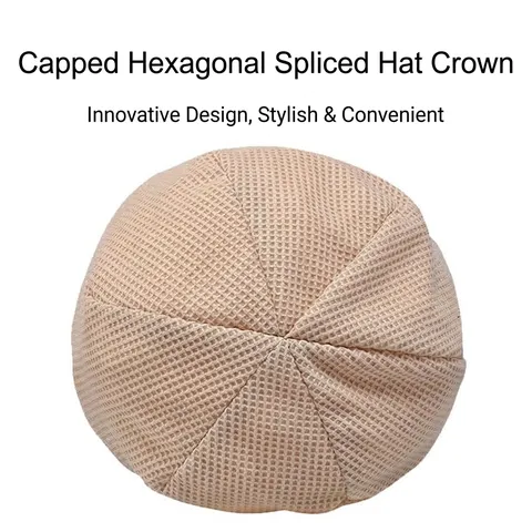 Waffle Knit Slouchy Beanie For Women Men Soft Breathable Cotton Polyester Lattice Pattern Skull Cap Fashion Headwear