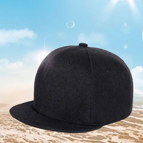 Heren Korte Platte Rand Honkbalpet Harde Bovenkant Hip Hop Streetwear Hoed Effen Kleur Verstelbare Mode Snapback Outdoor