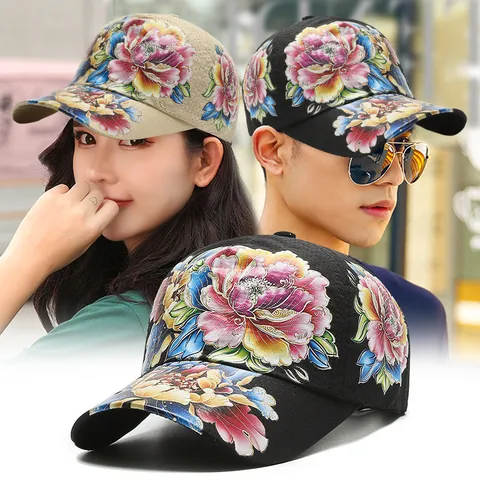 Sommer Atmungsaktiv Mesh Baseballkappe Chinesischer Ethno-Stil Tiger Drache Gstickt Sonnenhut Lässig Verstellbar Outdoor Trucker Hut Herren Damen Acryl