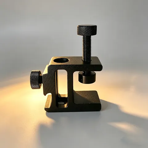 Tragbarer Aluminiumlegierung Camping Lampenständer Tisch Fixierte Basis Klemme Halterung Für Outdoor Nachtangeln Licht Unterstützung