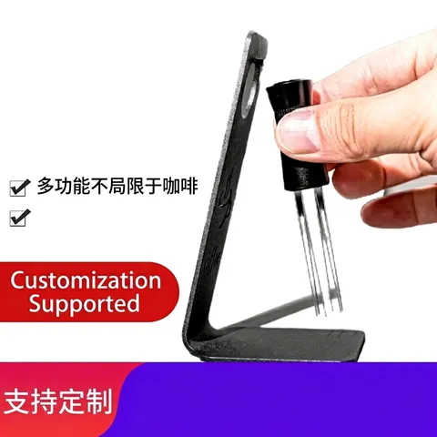 Herramienta WDT de Espresso Magnética de Acero Inoxidable 304 Distribuidor de Café Con Soporte Agitador Aguja Ajustable Barista