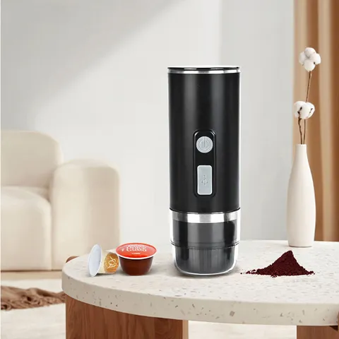 Portable Electric Espresso Machine Wireless Capsule And Powder Coffee Maker Rechargeable High Pressure Outdoor Travel Coffee Pot