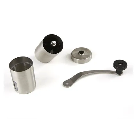 Molinillo de Café Manual de Acero Inoxidable Portátil de Manivela Con Muela de Cerámica Ajustable para Espresso Café de Goteo Hogar Oficina Viaje