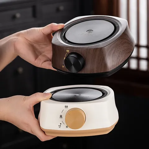 Mini Electric Stove Portable Desktop Tea Heater For Home Office Multi-functional Metal Panel Waterproof Heating Stove