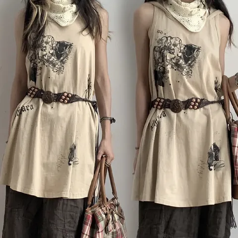 Women Bohemian Ethnic Braided Waist Belt Retro Handmade Wood Bead Tassel Dress Decor Accessories