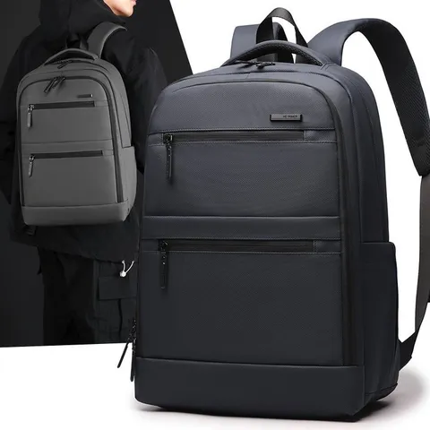 Uitbreidbare Zakelijke Laptop Rugzak Voor Heren Dames Grote Capaciteit Reis Rugzak Waterdicht Oxford Stof Commuter Rugzak