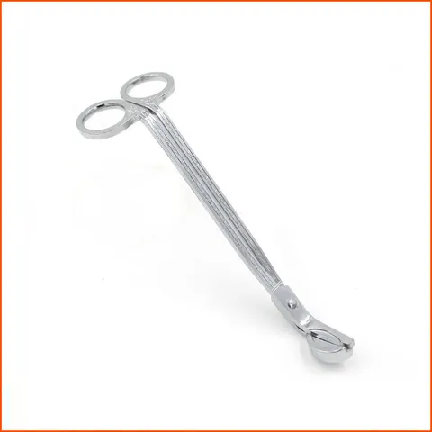 Roestvrijstalen Kaarslont Schaar Verchroomd Halfronde Kop Vintage Bloemenpatroon Lont Knipper Home Decor Accessoire