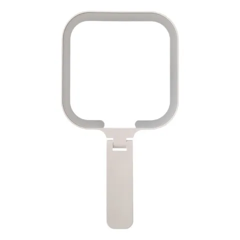Tragbarer LED Kosmetikspiegel Mit Licht Handspiegel Faltbarer Beleuchteter Schminkspiegel Touch-Steuerung Wiederaufladbar Kleiner Reisespiegel