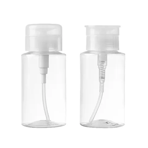 Reise Druck Dosierflasche Tragbare Transparente Kunststoff Leerflasche Für Shampoo Hautpflege Lotion Make-Up Entferner Essentials
