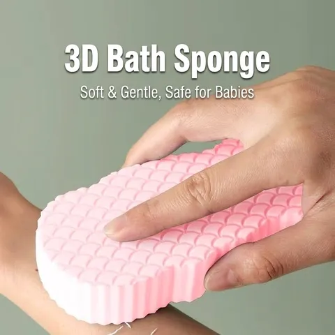 3D Μαλακό Σφουγγάρι Μπάνιου Απολέπισης Σφουγγάρι Αφαίρεσης Νεκρού Δέρματος Χωρίς Πόνο για Παιδιά Και Ενήλικες Με Σχοινί Ανάρτησης