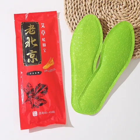Winter Self-Heating Insoles Disposable Wormwood Foot Warm Patches For Men Women Long Lasting Heat Outdoor Cold Protection Warming Pads