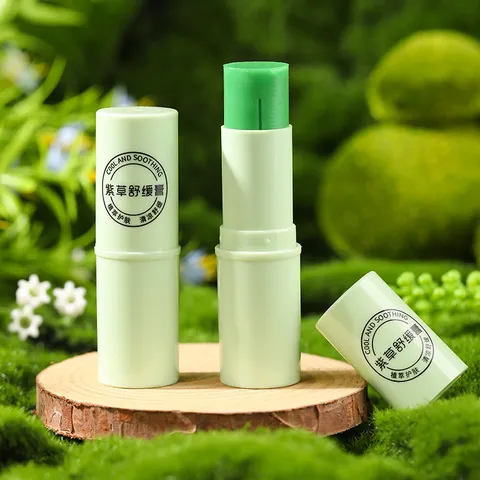 Portable Comfrey Soothing Balm Outdoor Cooling Plant Extract Skin Care Repair Cream For Children Universal Balm Stick Jar