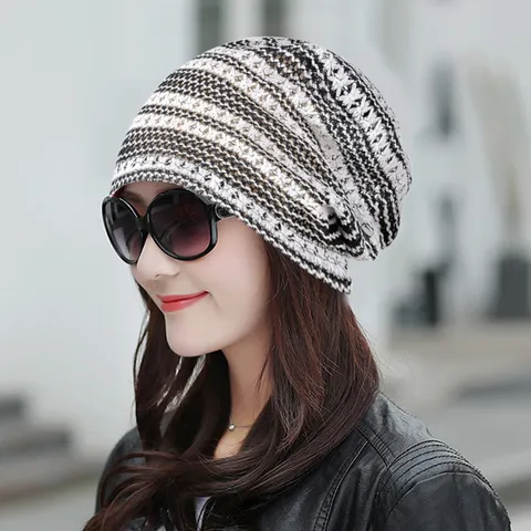 Women's Lace Mesh Slouchy Beanie Hat Thin Breathable Hollow Out Skull Cap For Sun Protection Postpartum Confinement Fashion Headwear