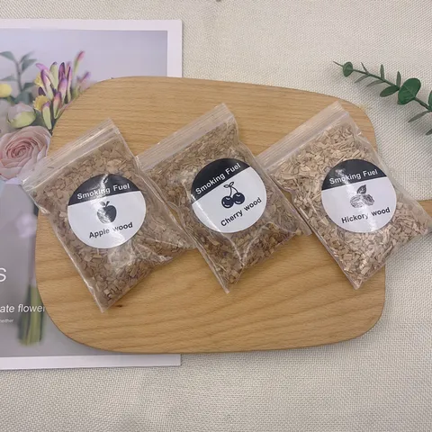 Virutas de Madera de Fruta Natural Para Whisky Cocktail Ahumado Barbacoa Cocina Aromática