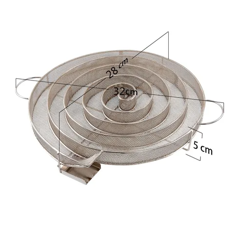 Generador de Humo Frío de Acero Inoxidable Redondo Espiral Ahumador para Barbacoa Carne Pescado Ahumado Accesorios de Parrilla al Aire Libre