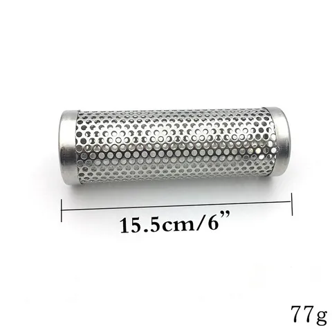 Tubo Ahumador de Acero Inoxidable 304 Malla Perforada para Barbacoa Ahumado en Frío y en Caliente Accesorios Generador de Humo