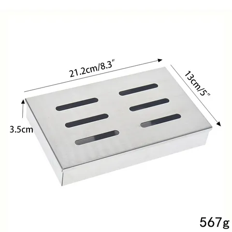 Stainless Steel BBQ Smoker Box For Wood Chips Meat Smoking Outdoor Grill Accessories Cold Smoke Generator Grill Tool