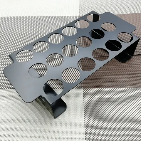 Non-Stick Carbon Steel Chili Grilling Rack With Jalapeno Corer Tool Portable Outdoor BBQ Chicken Leg Roaster Stand Grill Accessories