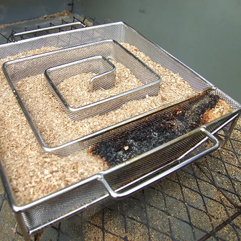 Square Stainless Steel Cold Smoke Generator Smoker Box For BBQ Wood Chips Smoking Meat Outdoor Camping Grill Accessories