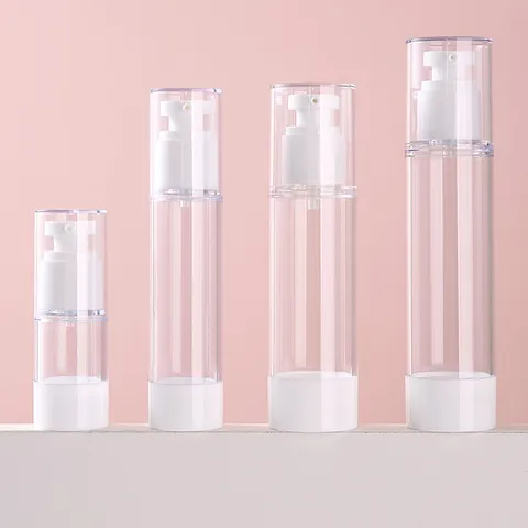 Draagbare Vacuüm Spuitfles Hervulbare Cosmetische Lotion Dispenser PP Kunststof Reiscontainer Voor Huidverzorging Opslag