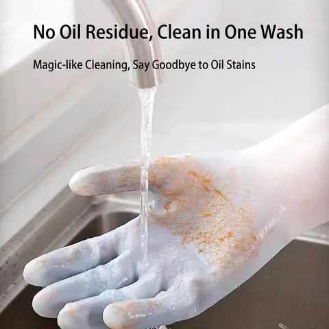 Duurzame PVC Huishoudhandschoenen Waterdichte Schoonmaakhandschoenen Voor Dames Keuken Afwassen Wasgoed Antislip Textuur