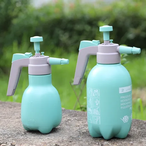 Manual Handheld Pressure Sprayer For Garden Watering And Cleaning Adjustable Nozzle Plastic Pump Spray Bottle Garden Tool