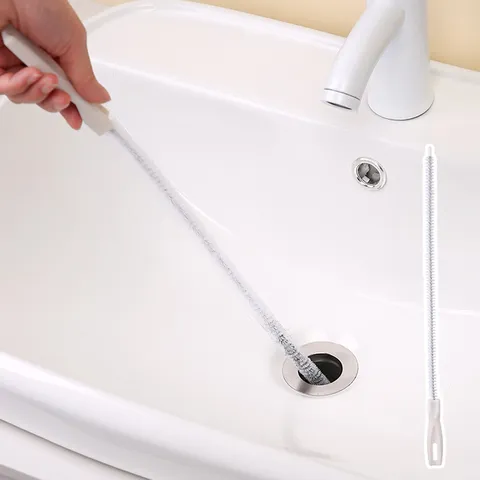 Flexible Drain Clog Remover Tool Bendable Sewer Cleaning Brush Hair Catcher For Kitchen Sink Bathroom Bathtub Drain Cleaning Tool