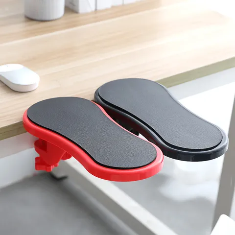 Adjustable Computer Desk Arm Rest Ergonomic Rotatable Mouse Pad Wrist Support Clamp On Elbow Extension For Home Office