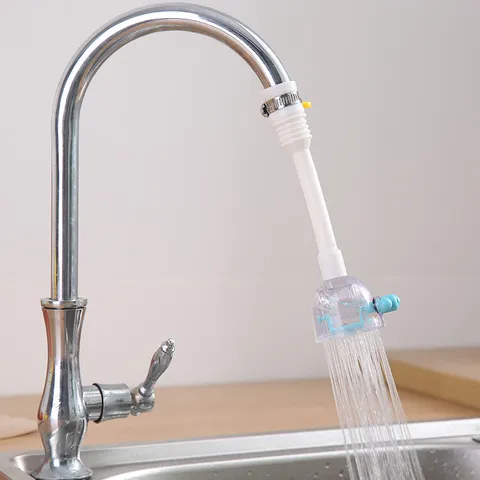 Roestvrijstalen Keukenkraan Verlenging Beluchter Draaibaar Intrekbaar Spatwaterdicht Filter Douchekop Dual Water Modi Accessoire