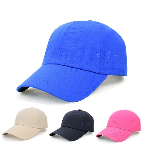 Quick Dry Mesh Baseball Cap For Men Women Breathable Sun Protection Sport Hat Unisex Adjustable Outdoor Running Fishing Sun Hat