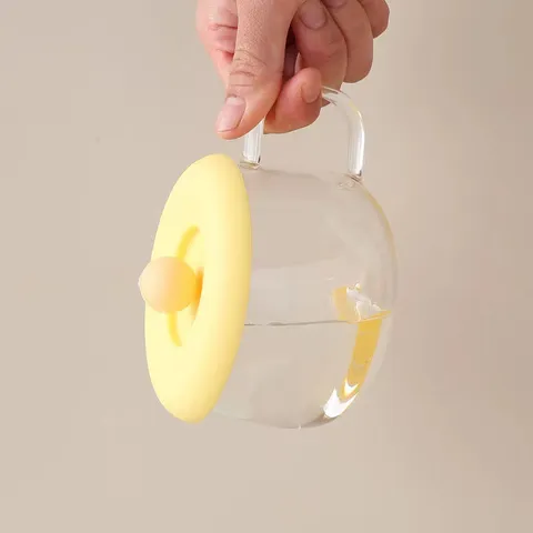 Creative Bell Food Grade Silicone Cup Lid Dustproof Leak-Proof Universal Circular Coffee Mug Cover For Home Office Use