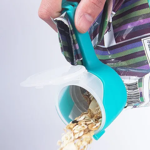 Multifunctional Plastic Sealing Clip With Discharge Nozzle Cap Moisture-Proof Food Bag Clip For Snacks Milk Powder Cereal Kitchen Storage