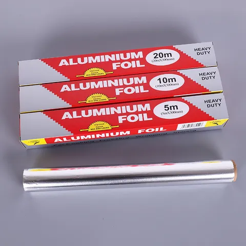 Aluminiumfolie Papier Heavy Duty Lebensmittelecht Alufolie Rolle Zum Backen Grillen Einwickeln Hitzebeständig Küche