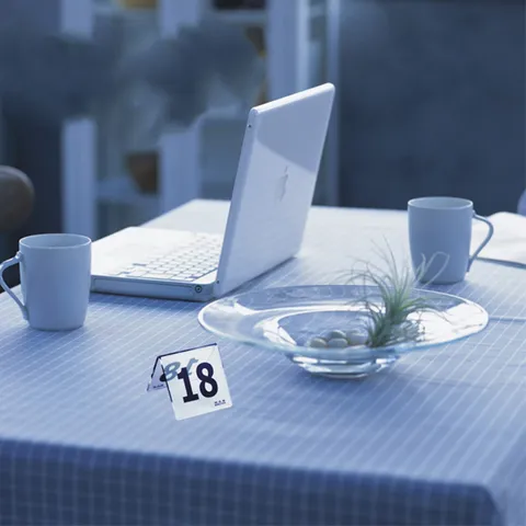 Acrylic Table Number Signs Tent Style Double Sided Table Number Cards For Restaurant Wedding Meeting Party Seat Decoration Sign
