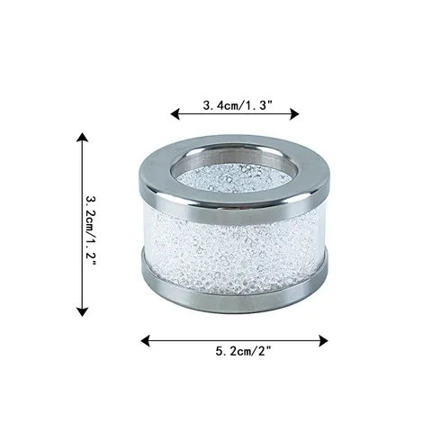 Stainless Steel Napkin Ring Silver Metal Round Napkin Holder Elegant Table Decor For Wedding Party Dining Room Tableware