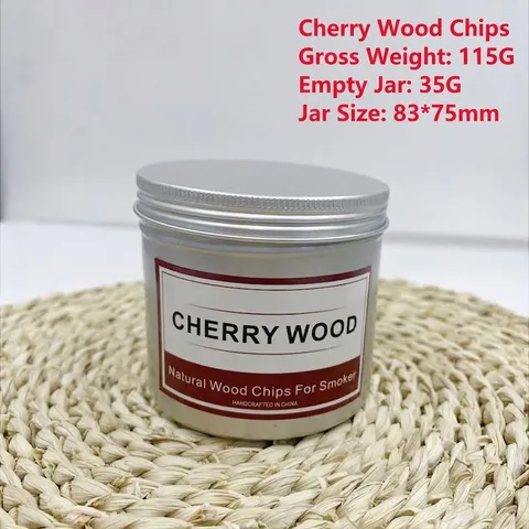 Astillas de Madera Naturales para Pistola Ahumadora Ahumado de Alimentos Madera de Manzano Cerezo Roble Hickory para Cocina Molecular Cóctel Barbacoa