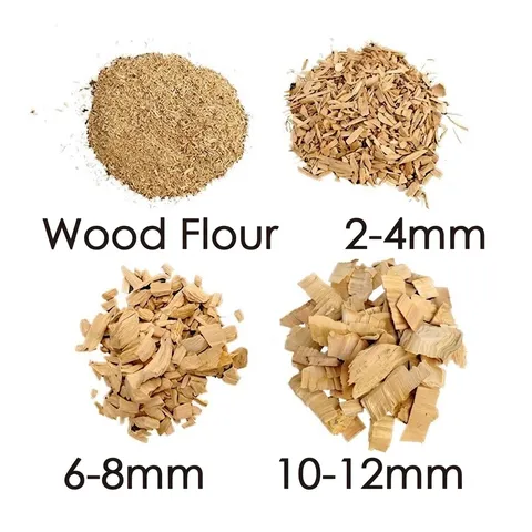 Virutas de Madera Naturales para Ahumar BBQ Parrilla Caja de Ahumador Roble Nogal Manzano Trozos de Madera para Ahumar Carne Aves Pescado Cóctel Accesorios